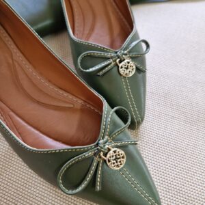 Sapatilha Verde Oliva com Pingente